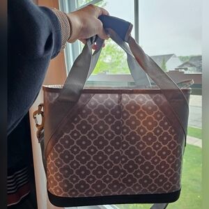 Stylish Gray Patterned Lunch Box- Lg.